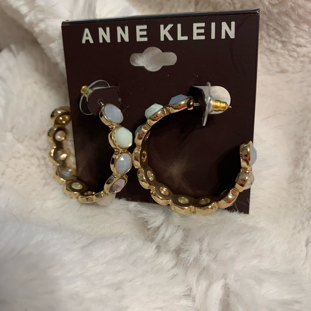 Anne Klein hoop earringss nwt